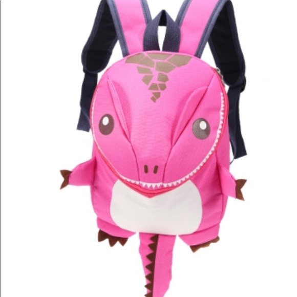 pink dinosaur backpack